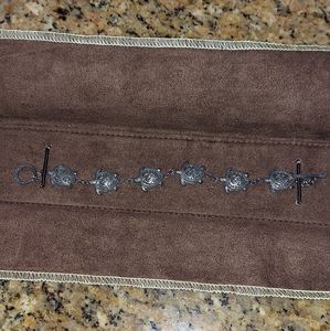 💐🐢 beautiful sterling turtle bracelet 💚